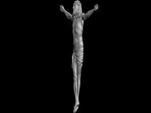 Crucifixion of Jesus Christ Cross Number 3 3D Print Model