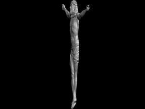 Crucifixion of Jesus Christ Cross Number 3 3D Print Model