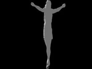Crucifixion of Jesus Christ Cross Number 3 3D Print Model