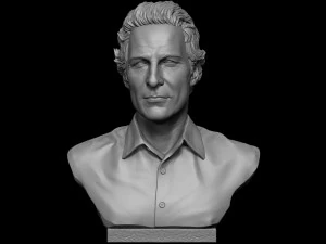 Matthew McConaughey 3D Print Model