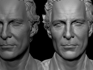 Matthew McConaughey Model do druku 3D
