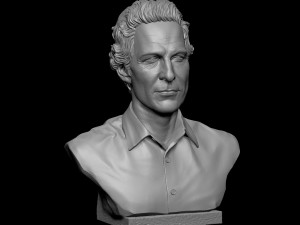 Matthew McConaughey Model do druku 3D