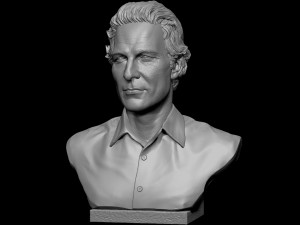 Matthew McConaughey Model do druku 3D