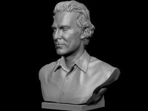 Matthew McConaughey Model do druku 3D