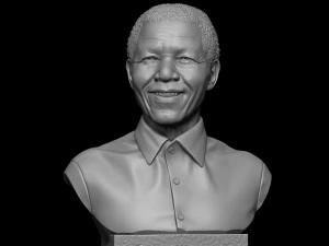 Nelson Mandela 3D Print Model