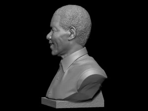 Nelson Mandela 3D Print Model