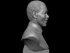 Nelson Mandela 3D Print Model