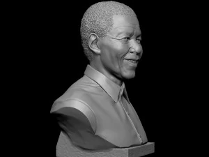 Nelson Mandela 3D Print Model