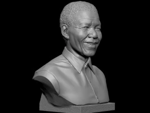Nelson Mandela 3D Print Model