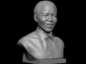 Nelson Mandela 3D Print Model