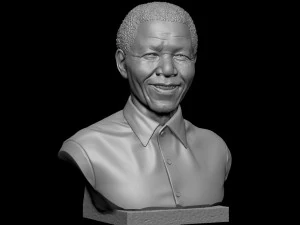 Nelson Mandela 3D Print Model