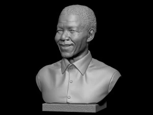 Nelson Mandela 3D Print Model