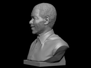 Nelson Mandela 3D Print Model
