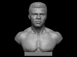 Muhammad Ali 3D Print Model