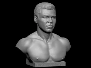 Muhammad Ali 3D Print Model