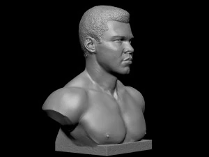 Muhammad Ali 3D Print Model