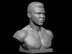 Muhammad Ali 3D Print Model