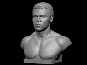 Muhammad Ali 3D Print Model