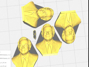 Warren Buffett 3D Print Model