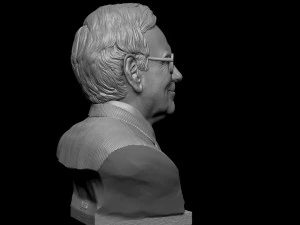 Warren Buffett 3D Print Model