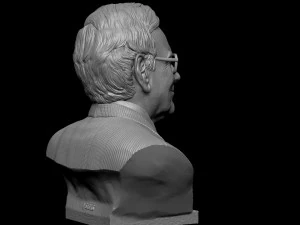 Warren Buffett 3D Print Model