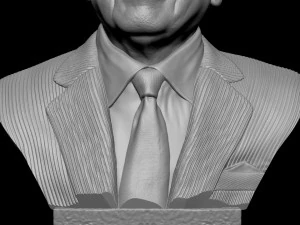 Warren Buffett 3D Print Model