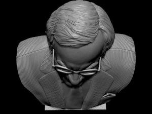 Warren Buffett 3D Print Model