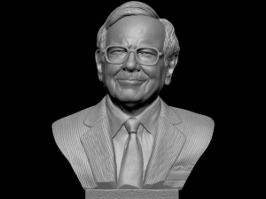 Warren Buffett 3D Принт Модель