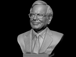 Warren Buffett 3D Print Model
