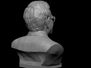 Warren Buffett 3D Print Model