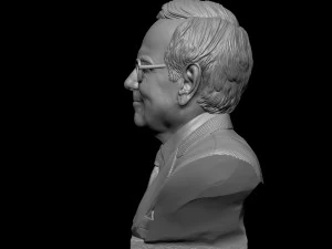 Warren Buffett 3D Print Model
