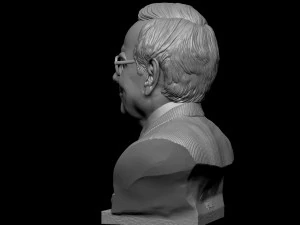 Warren Buffett 3D Print Model
