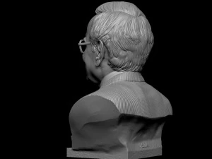 Warren Buffett 3D Print Model