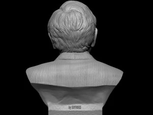 Warren Buffett 3D Print Model