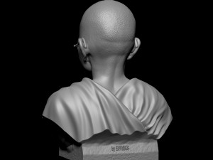 Mahatma Gandhi 3D-printmodel