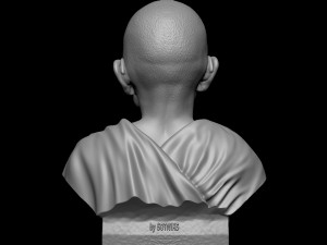Mahatma Gandhi 3D-printmodel