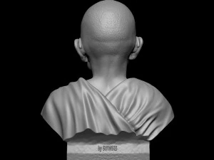 Mahatma Gandhi 3D Print Model