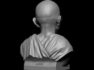 Mahatma Gandhi 3D Print Model