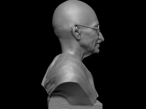 Mahatma Gandhi 3D-printmodel