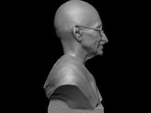 Mahatma Gandhi 3D-printmodel