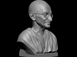 Mahatma Gandhi 3D Print Model