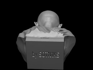 Mahatma Gandhi 3D-printmodel