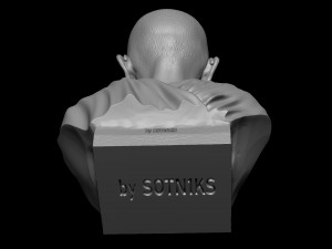 Mahatma Gandhi 3D-printmodel