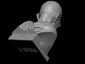 Mahatma Gandhi 3D-printmodel