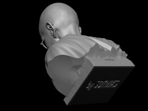 Mahatma Gandhi 3D-printmodel
