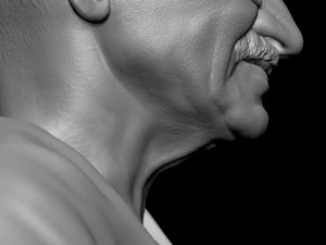 Mahatma Gandhi 3D Print Model