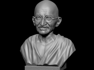 Mahatma Gandhi 3D-printmodel