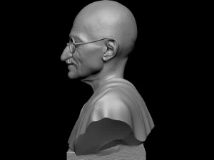 Mahatma Gandhi 3D Print Model