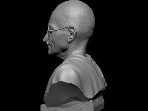 Mahatma Gandhi 3D-printmodel