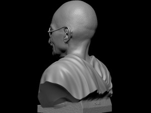 Mahatma Gandhi 3D-printmodel